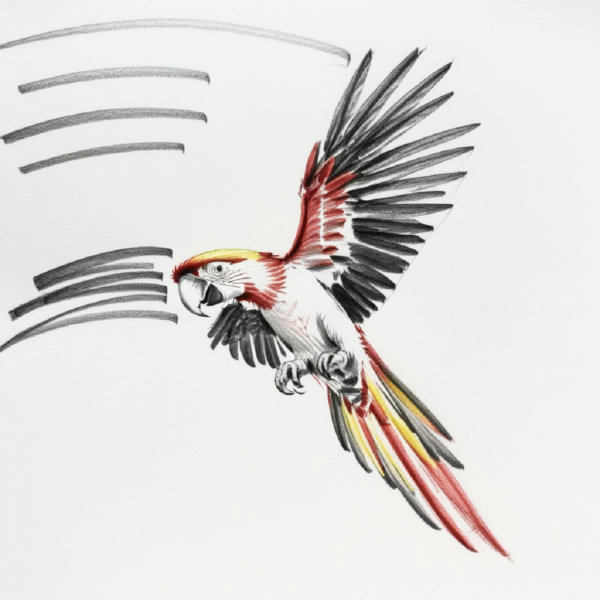 Pencil Sketch - Sketchs of pets and everything else - Bold and large strokes - SDXL