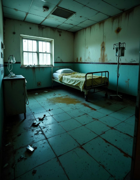 decrepit hospital patient room - v1.0