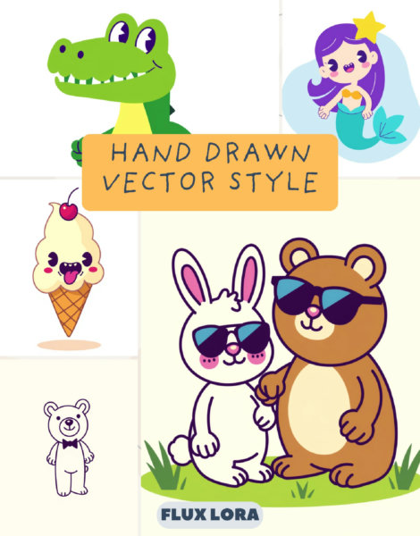 Hand Drawn Vector Style (PsiClone's ArtForge MasterKit) - v1.0