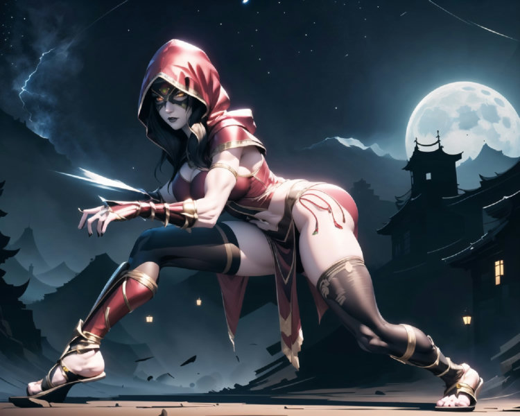 Sadira - Killer Instinct ( illustrious Pony & SD 1.5 ) - Sadira (SD 1.5) v2.0