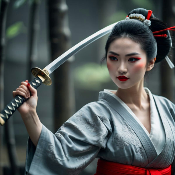 Female (Male) Samurai cinematic style XL + SD1.5 + F1D - Samurai xl v2