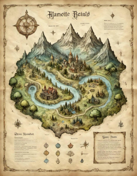 Eldritch Parchment Art | for Flux.1 dev - v1.0