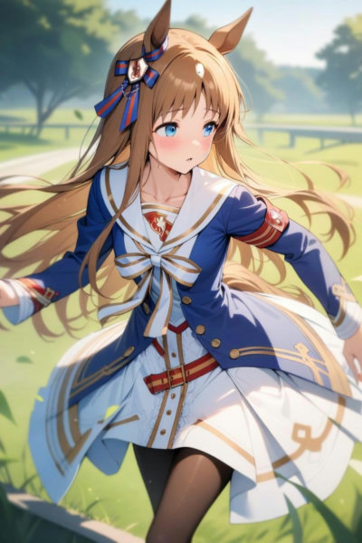 Grass Wonder (umamusume)_XL & PONY & ILL - Animagine_v1.0