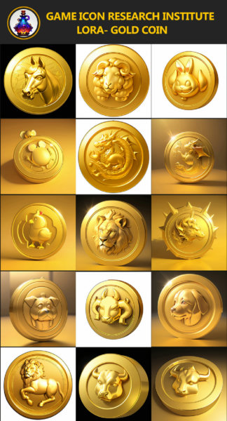 gmic iocn_f1 2D Chinese style.safetensors - Gold coin sd1.5_3.0