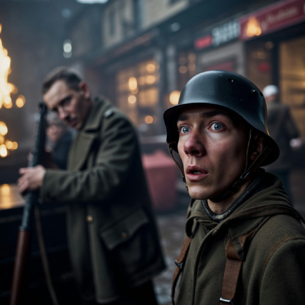 Shell Shock facial expression "Combat stress reaction" style XL + SD1.5 + F1D - Melancholy F1D