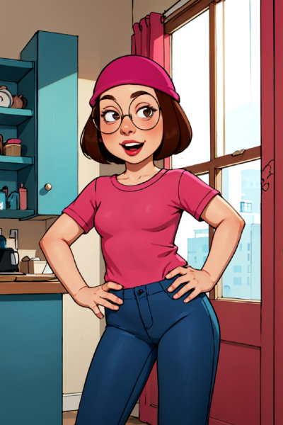 Meg Griffin (Family guy) PonyXL+ illustrious +SD1.5 - 1.5