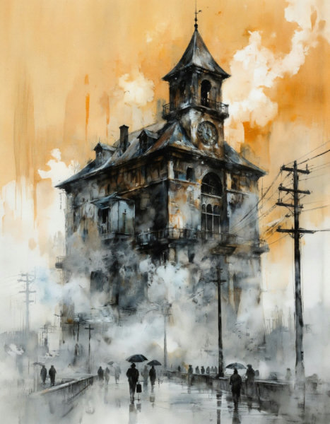 Watercolor painting - Aquarelle