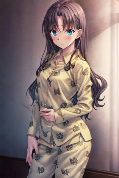 Rin tohsaka LORA and(Pony) from fate stay night visual novel - rin tohsaka pajamas 1,0