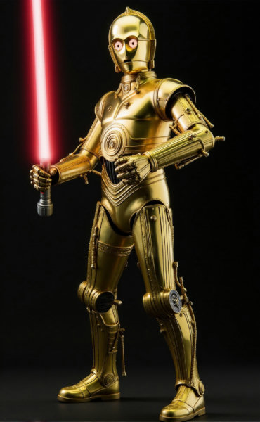 C-3PO - Flux1.D & SDXL - v1.0 Flux1.D