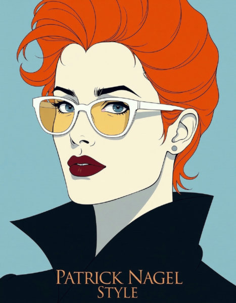 Patrick Nagel Style FLUX - FLUX