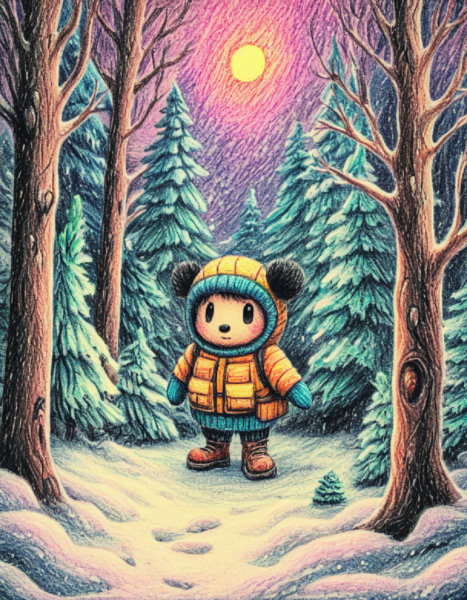 Crayon Drawings - X72_a2