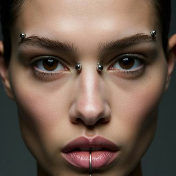 facial piercings - V1