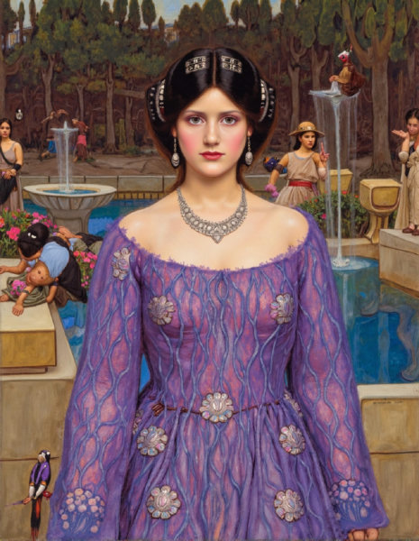 John William Waterhouse Style - FLUX