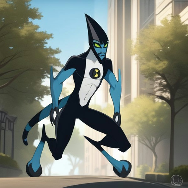 XLR8 -- Ben 10 (chaquetrix support) Illust + 1.5 - C