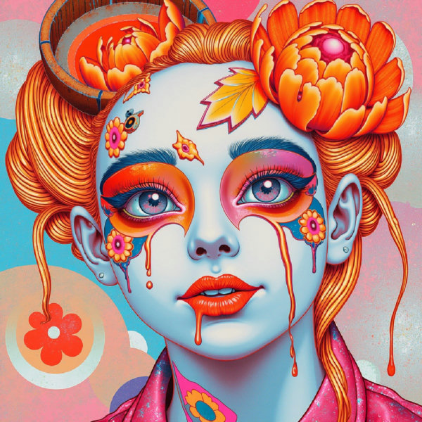 James Jean surreal illustration FLUX - v1.0