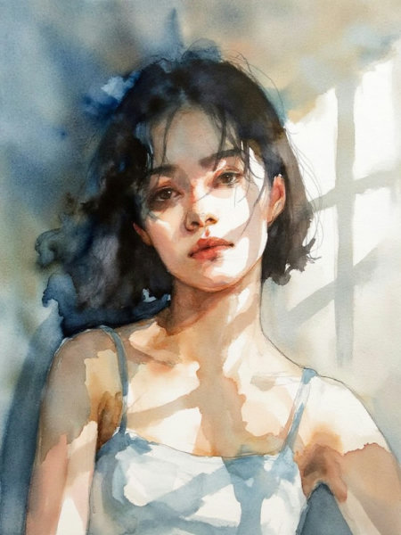 some watercolor FLUX - extra