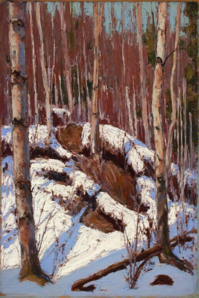 Algonquin Landscape Impasto Oil Painting Style (Tom Thomson) - v1.0