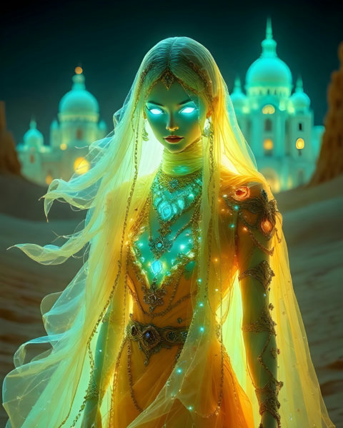 Elegy in Sand and Silk: The Sandstar Enchantress - The Sandstar Enchantress