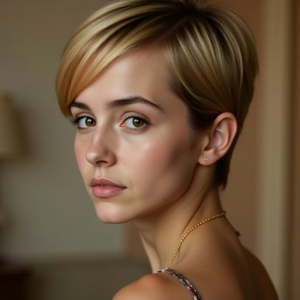 Short Hair Blond girl - v1.0
