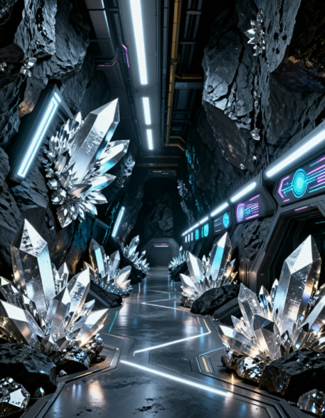 futuristic underground mine - v1.0