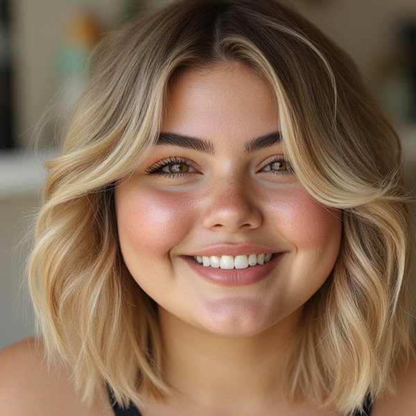 Round chubby face, perfect imperfection for FLUX - V1