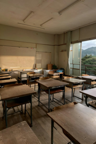 Japanese/ Korean/Chinese - Classroom background - v1.0