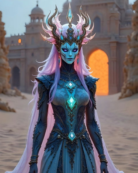 Elegy in Sand and Silk: The Gemwoven Mirage - The Gemwoven Mirage