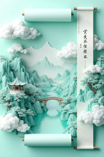 D_Chinese Style Scrolls_Landscape Painting Generation - v1.0