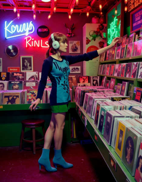 Bright Color Photography - Miles Aldridge Style - Flux1-Dev