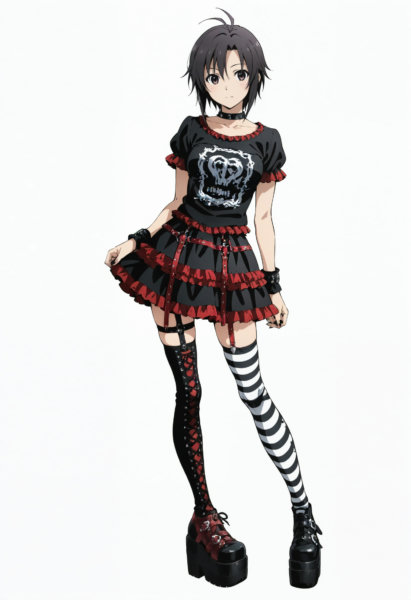 Y2k Punk Skirt & T-shirt - v1.0