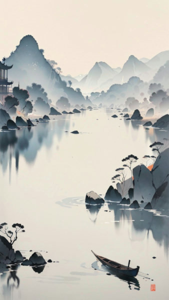 Modern chinese ink painting( ) - v3.0