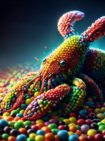 Taste the Rainbow - Skittles - SDXL