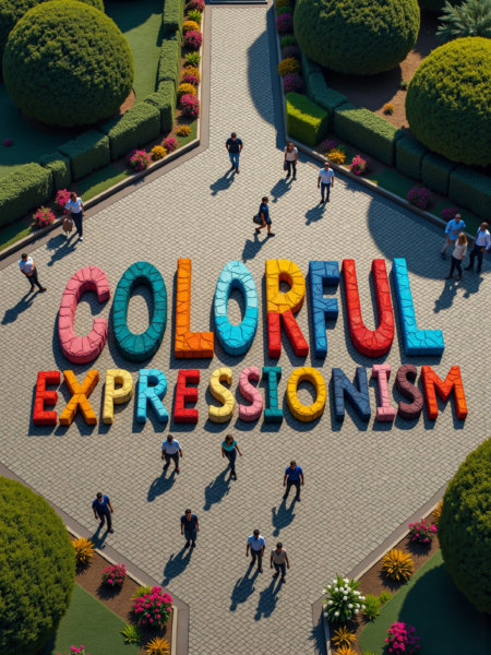 Colorful Expressionistic Pattern FLUX & SDXL - FLUX