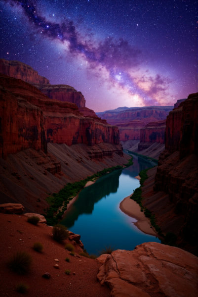 Desert style - Rocky Desert style.