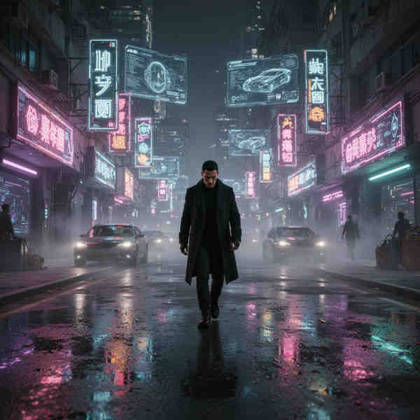 Example of AI outpainting result