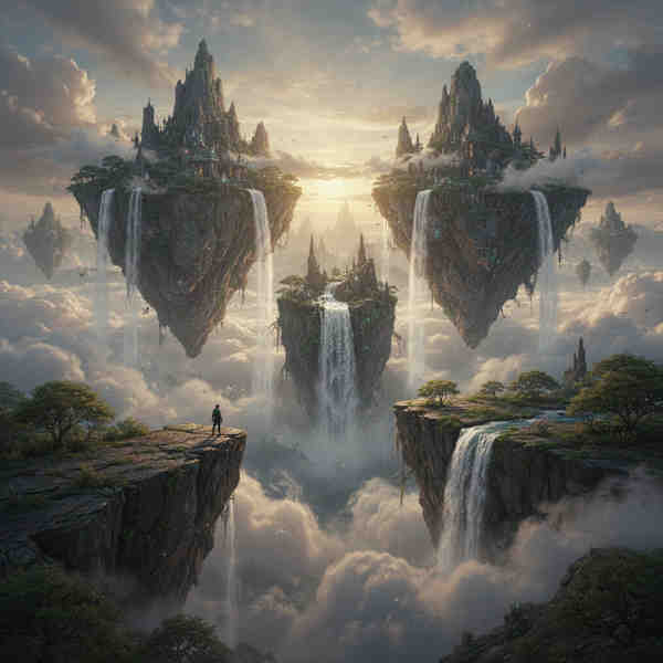 Example of AI outpainting result