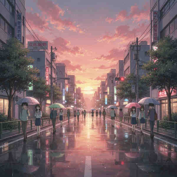 Example of AI outpainting result