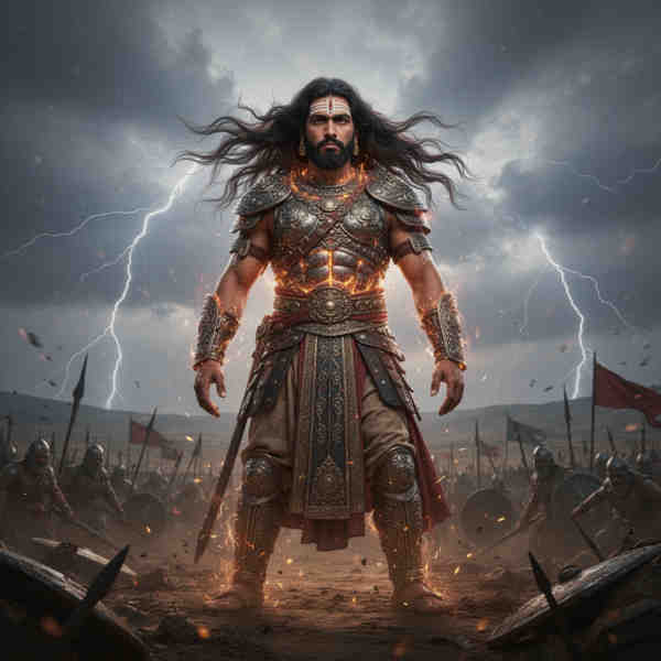 Example of AI outpainting result